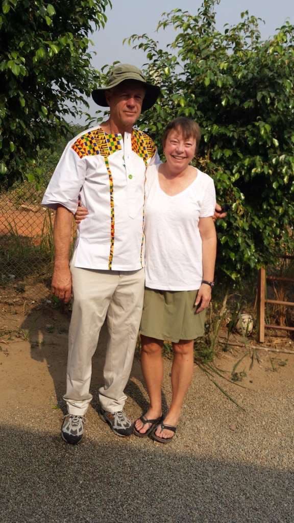 Laura and Mike in Ghana
