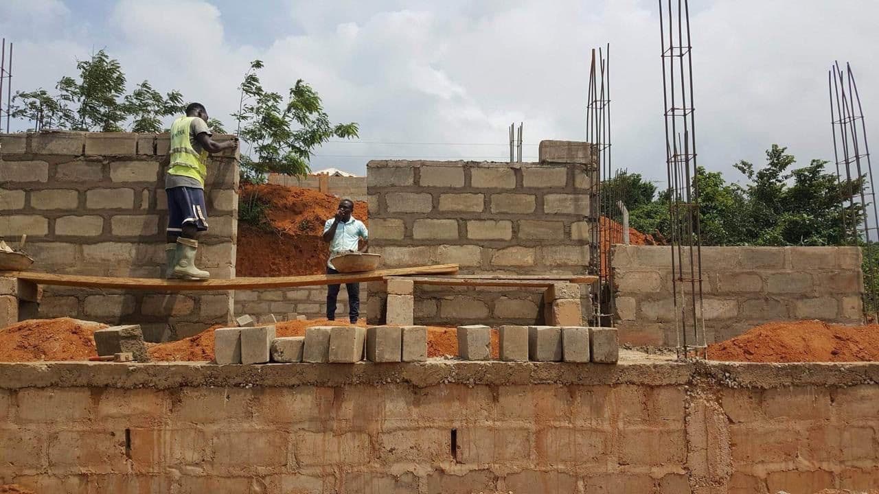 Construction of school addition