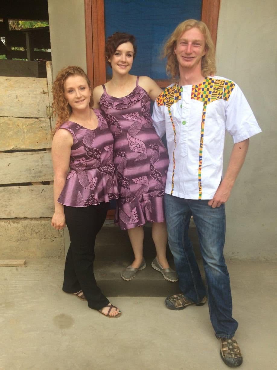 Young missionaries on the trip