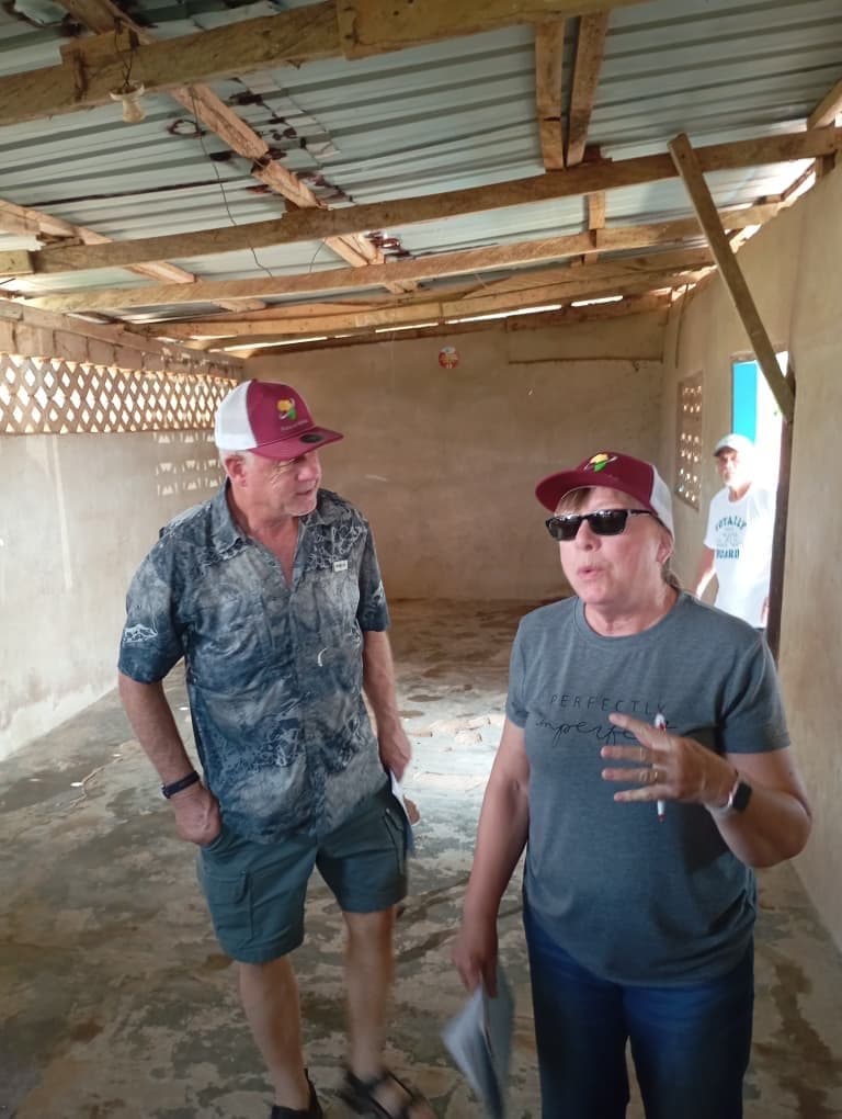 Trip 6 (2025) — Mike and Laura making an assessment of the schools requesting assistance.