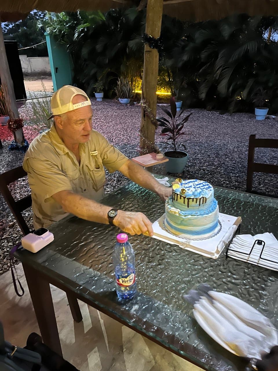 Trip 6 (2025) — Mike celebrates another birthday with his friends in Ghana.